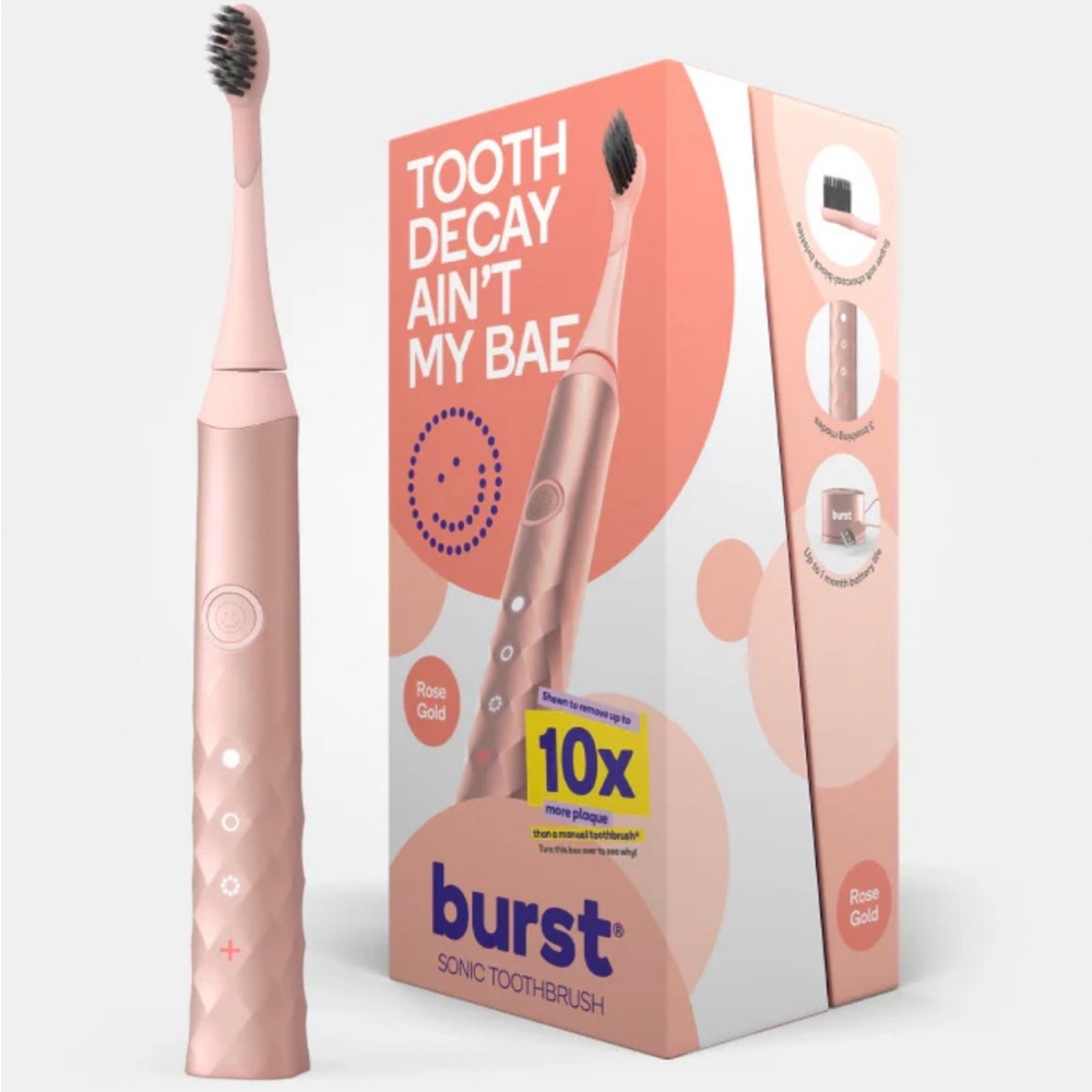 Burst Sonic Toothbrush in Rose Gold